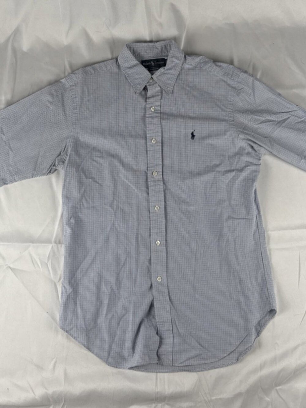 VTG Ralph Lauren Mens Size 15 1/2 32/33 Classic Fit Oxford Striped Button Down